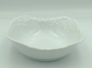 Salaterka kwadratowa 14 cm Ćmielów - Rococo 0001 bez loga