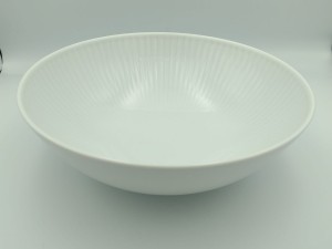 Salaterka 26 cm Chodzież- Dalia biała C001