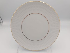 Talerz płytki 26 cm Ćmielów- Sofia Złota Linia 3604