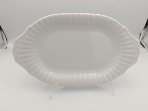 Półmisek owalny 28 cm IWONA Biały Chodzież