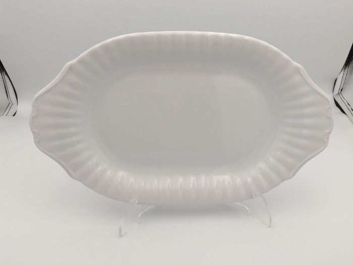 Półmisek owalny 28 cm IWONA Biały Chodzież