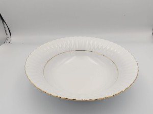 Talerz głęboki 22 cm Chodzież - Iwona ZŁOTA LINIA B014