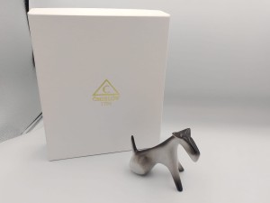 Figurka porcelanowa pies Foksterier ĆMIELÓW