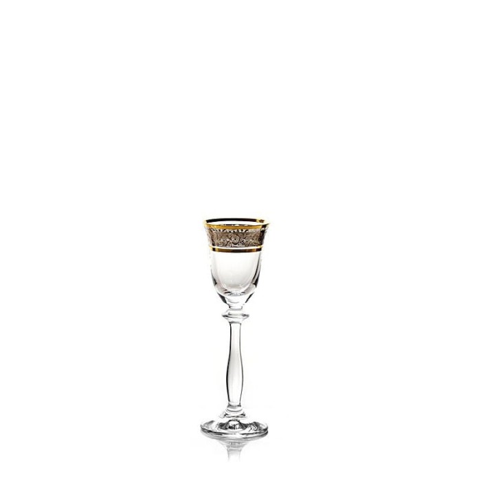 ANGELA ZŁOTO PLATYNA KIELISZKI 60 ML KOMPLET 6 SZT