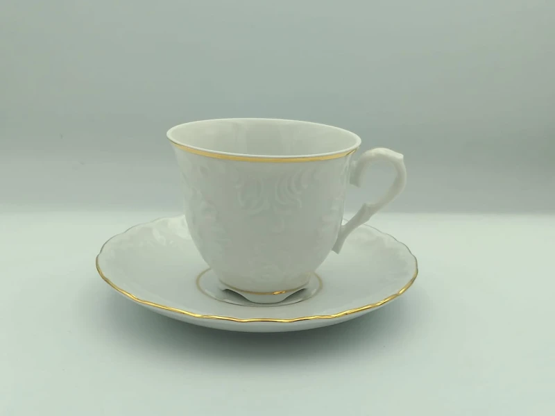 Filiżanka espresso Rococo 3604 o pojemność 100 ml ze spodkiem