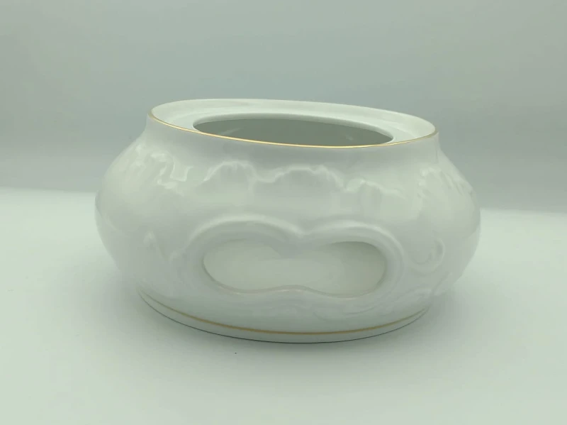 Podgrzewacz (pod czajnik 1,1 L) Ćmielów - Rococo 3604 ZŁOTA LINIA