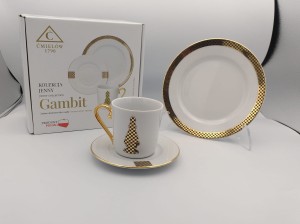 Zestaw do kawy dla 1 osoby 3 el. Jenny Gambit Królowa GX10