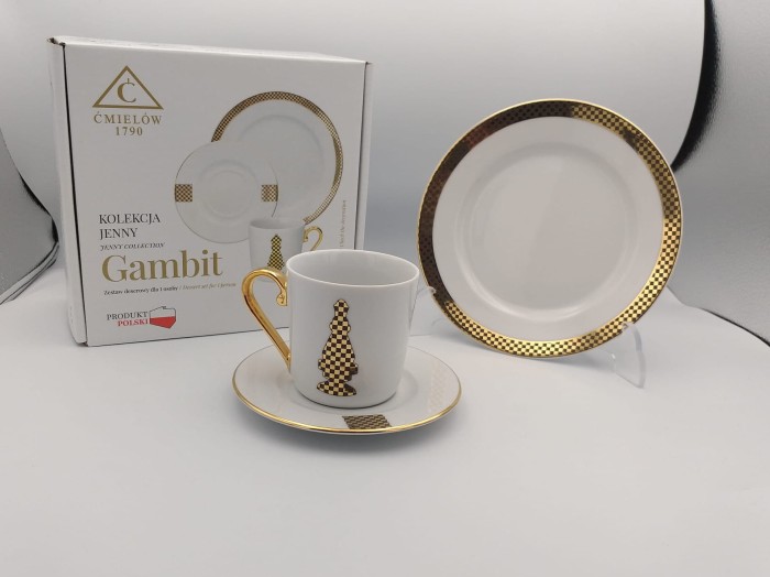 Zestaw do kawy dla 1 osoby 3 el. Jenny Gambit Królowa GX10