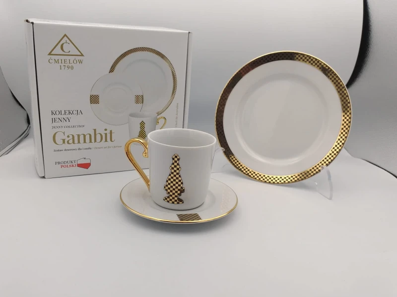 Zestaw do kawy dla 1 osoby 3 el. Jenny Gambit Królowa GX10