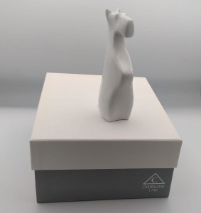 FIGURKA PORCELANOWA PIES Terier szkocki ĆMIELÓW