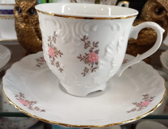 FILIŻANKA 250ml ZE SPODKIEM ROCOCO  7590