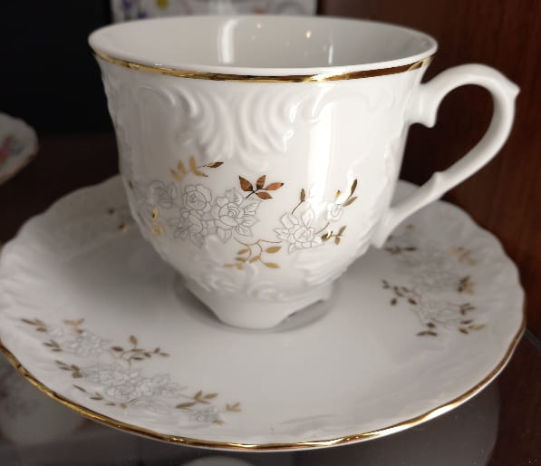 FILIŻANKA 250ml  ZE SPODKIEM ROCOCO  9705