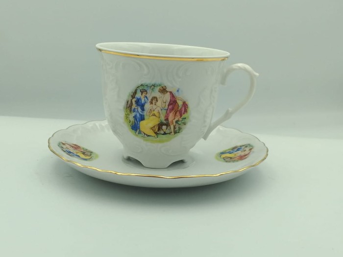 FILIŻANKA ROCOCO G767 250ML ZE SPODKIEM