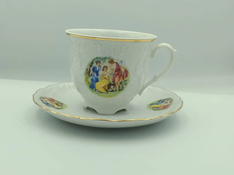 FILIŻANKA ROCOCO G767 250ML ZE SPODKIEM