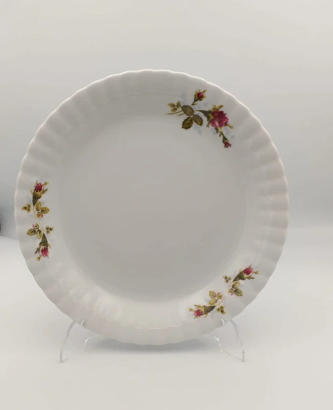 CHODZIEŻ Talerz płytki 24 cm Iwona Chodzieska Róża B026