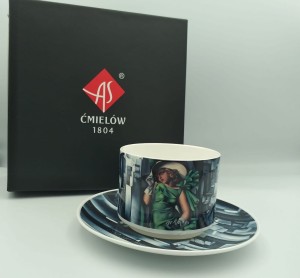 Filiżanka Amelia "Dziewczyna w Zielonej Sukience" - Tamara de Lempicka