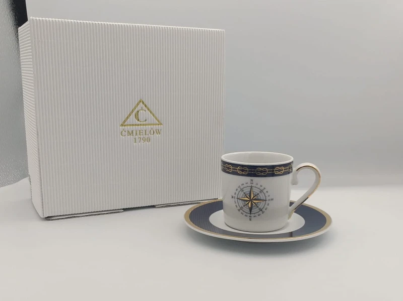 Filiżanka espresso 100 ml ze spodkiem Jenny Marina GX53