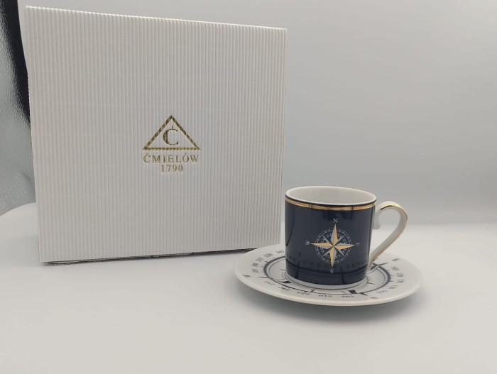 Filiżanka espresso 100 ml ze spodkiem Jenny Marina GX54