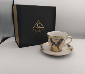 Filiżanka 250 ml ze spodkiem Rococo Rocaille Chaber G350