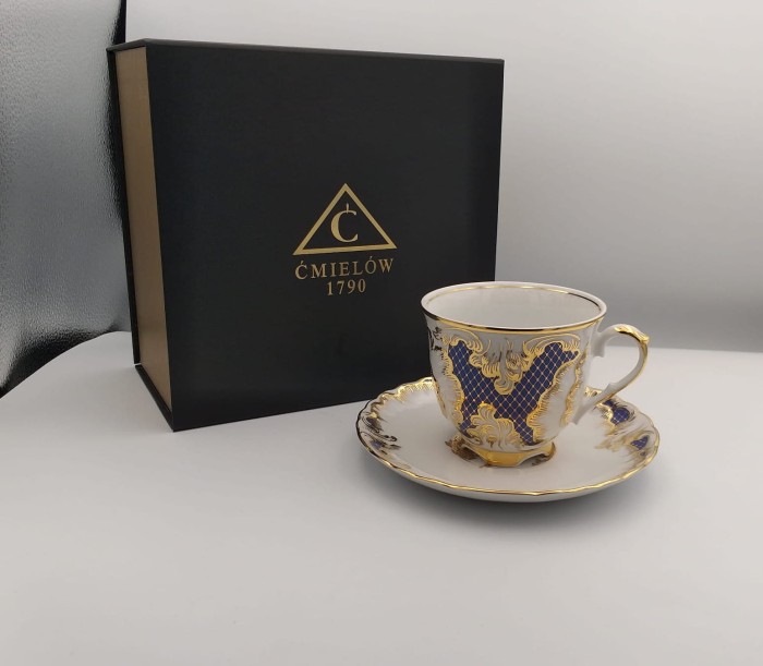 Filiżanka 250 ml ze spodkiem Rococo Rocaille Chaber G350