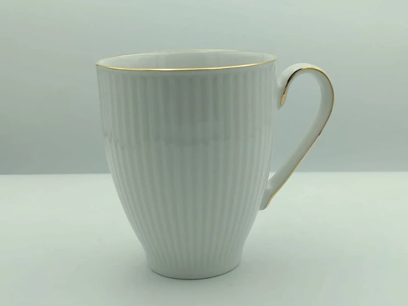 KUBEK 420ML DALIA 3612 złota linia