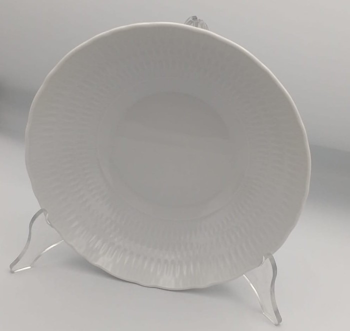 Talerz głęboki 22 cm Sofia biała 0001