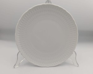 Talerz płytki 21 cm Sofia biała 0001