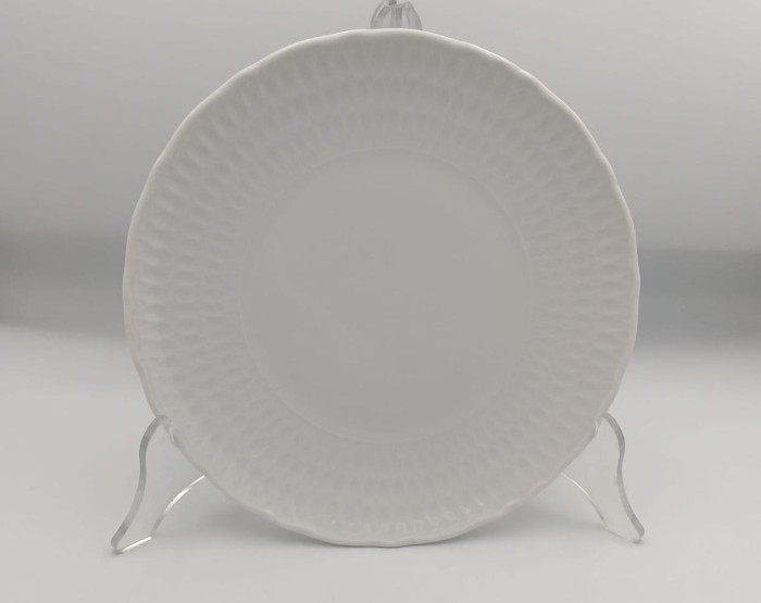 Talerz płytki 21 cm Sofia biała 0001