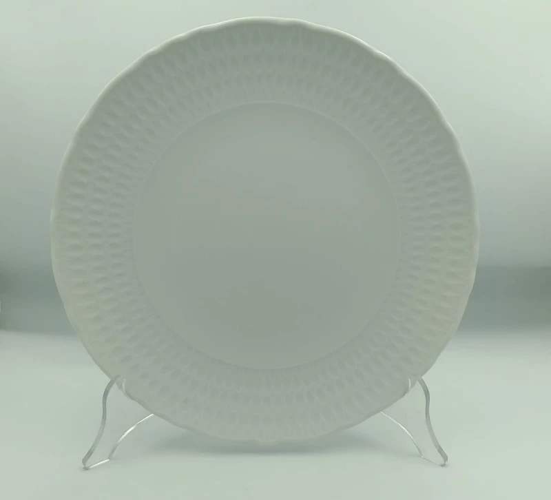 Talerz płytki 26 cm Sofia biała 0001