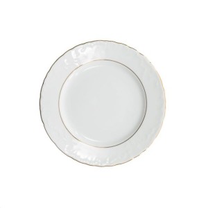 Talerz płytki 25 cm  Rococo Złota Linia 3604