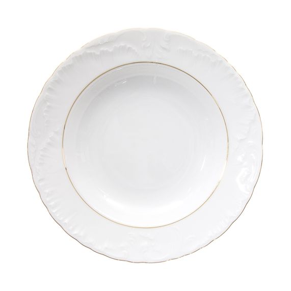 Rococo Złota Linia 3604 Talerz głęboki 22,5 cm