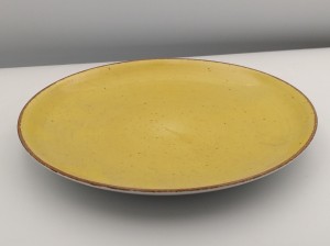 Lubiana porcelana Boss talerz płytki 205mm ŻÓŁTY