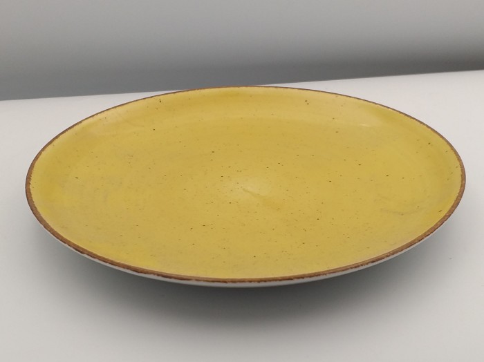 Lubiana porcelana Boss talerz płytki 205mm ŻÓŁTY