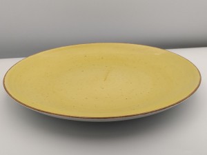 Lubiana porcelana Boss talerz płytki 270mm ŻÓŁTY