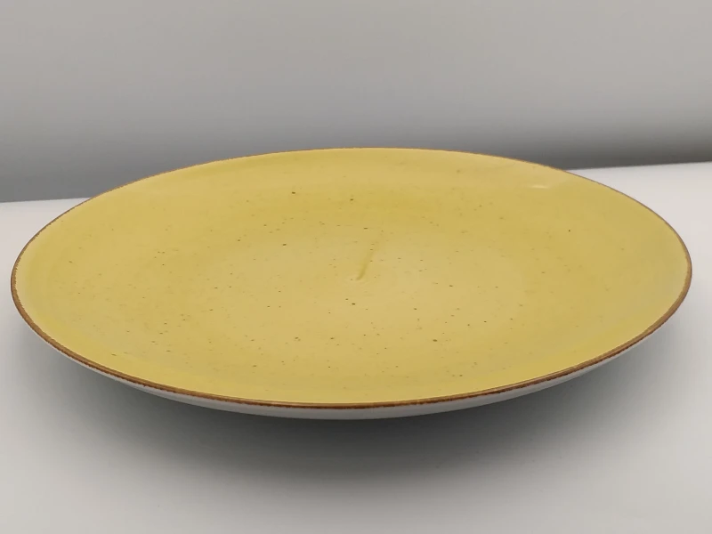 Lubiana porcelana Boss talerz płytki 270mm ŻÓŁTY