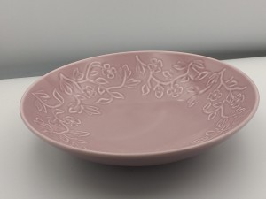 Lubiana talerz głęboki 215mm Hanami jagodowy
