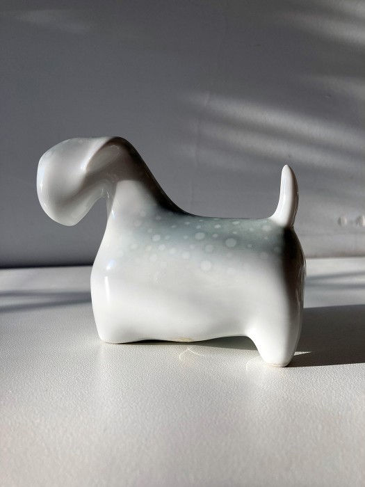 Figurka porcelanowa pies Sealyham Terrier