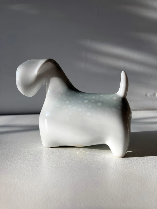 Figurka porcelanowa pies Sealyham Terrier