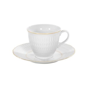 Filiżanka 220 ml ze spodkiem Sofia Złota Linia 3604