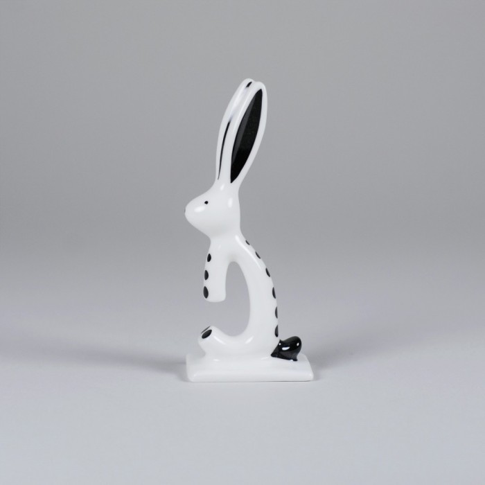 AS ĆMIELÓW FIGURKA PORCELANOWA Zajączek