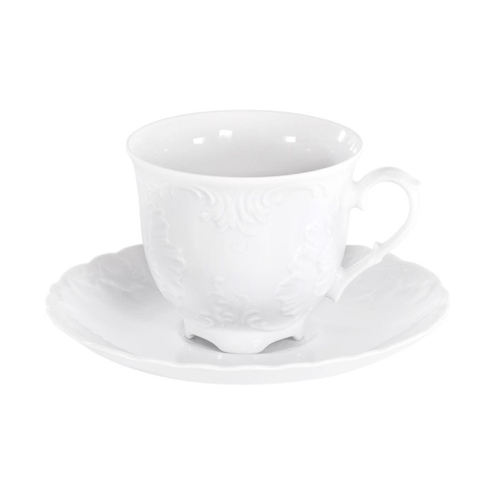 Filiżanka śniadaniowa 330 ml ze spodkiem Rococo Maria 0001