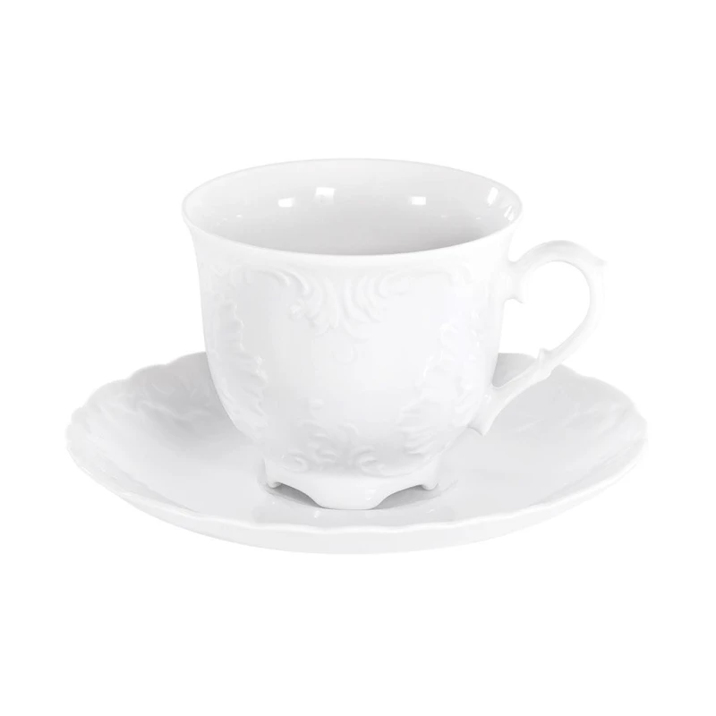 Filiżanka 250 ml  ze spodkiem Rococo Maria 0001