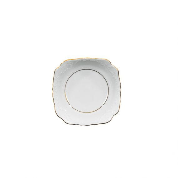 Salaterka kwadratowa 27 cm Rococo Złota Linia 3604