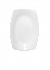 Rawier PÓŁMISEK  24,5 cm  Akcent Biały C000