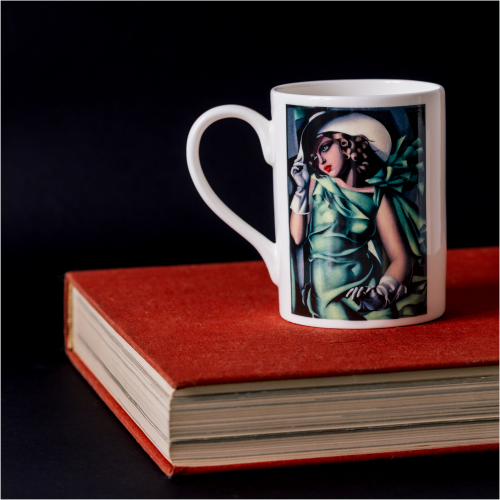 Kubek "Dziewczyna w Zielonej Sukience" - Tamara de Lempicka