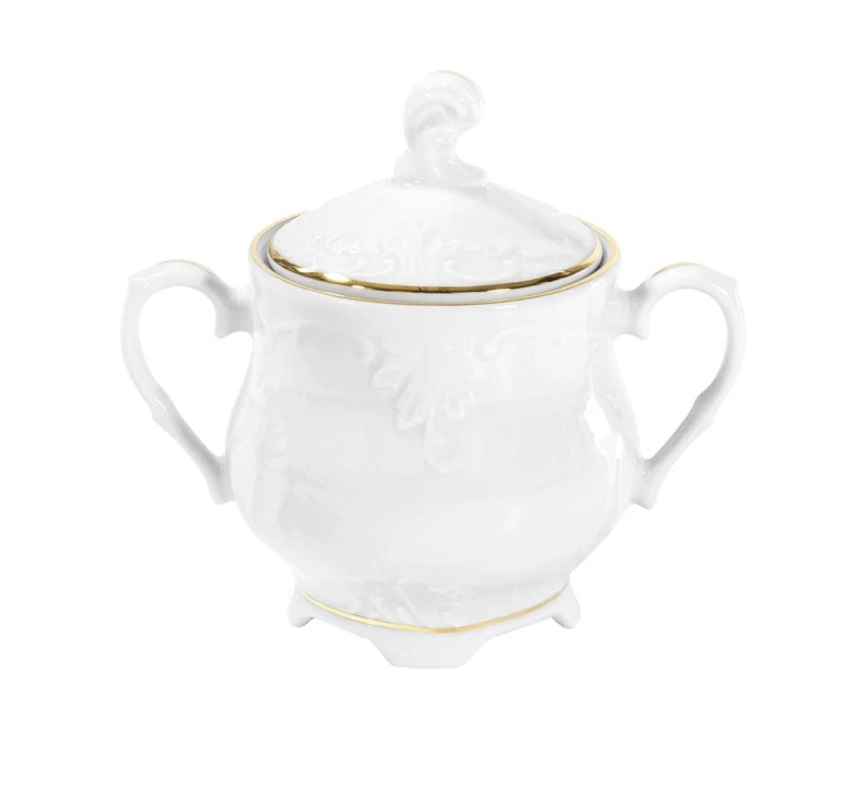 Cukiernica 400 ml Rococo Złota Linia 3604