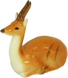 FIGURKA PORCELANOWA GAZELA