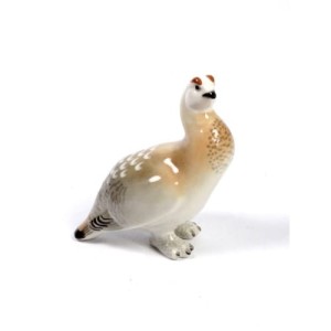 FIGURKA PORCELANOWA Kuropatwa