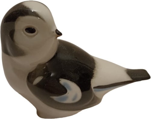 FIGURKA PORCELANOWA Ptaszek profil
