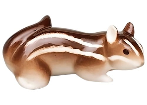 FIGURKA PORCELANOWA  Wiewiórka ziemna, burunduk